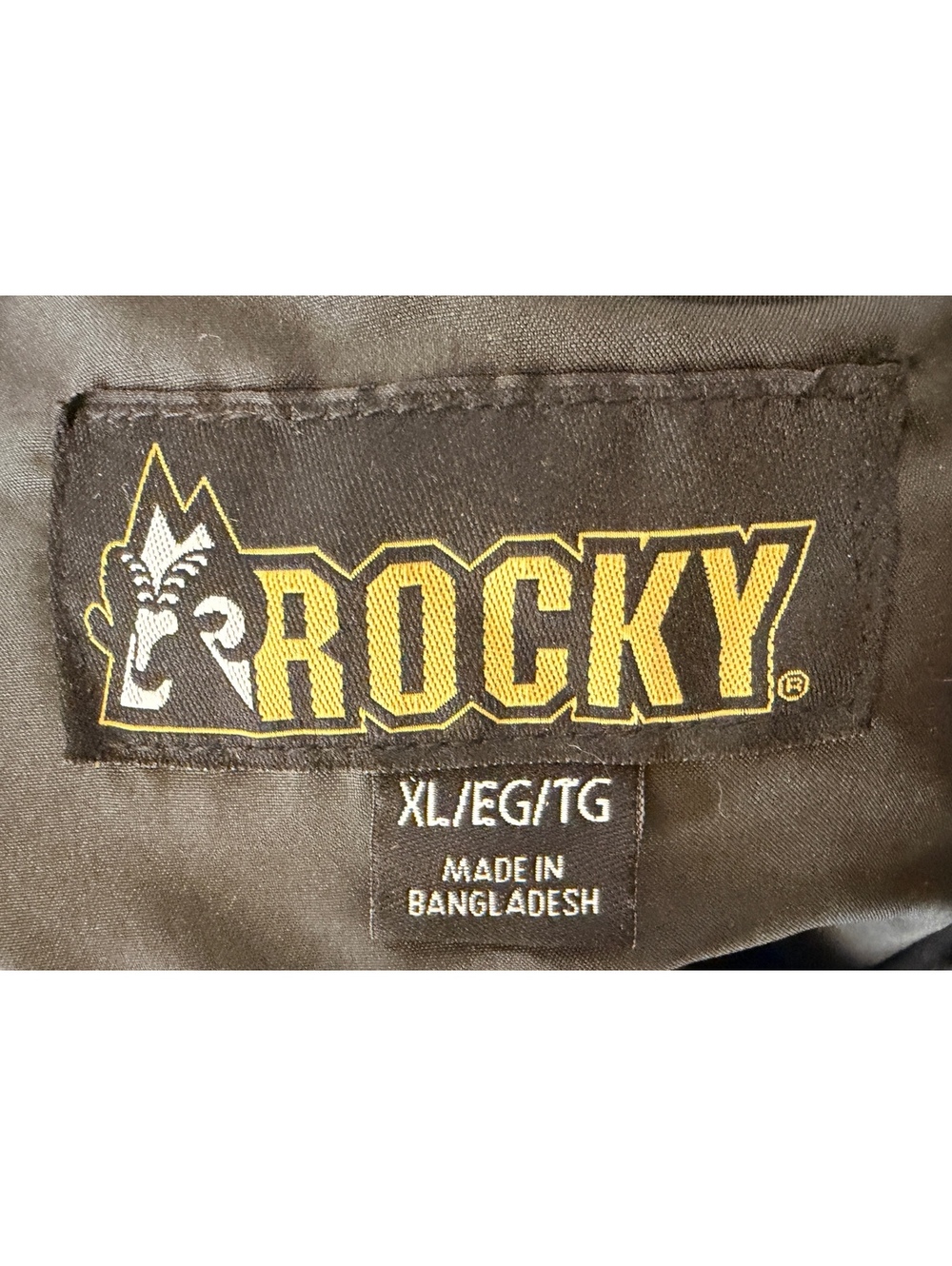 Rocky Rugged Shirt Jacket XL Black Style HWX00257 Men's Size - Picture 6 of 6